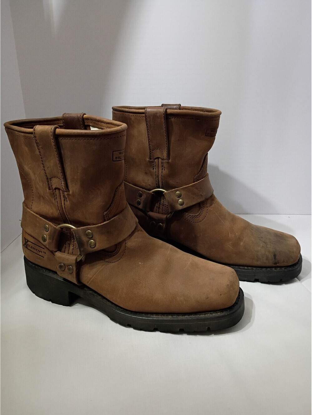 Xelement Leather Harness Riding Boots